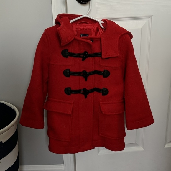 GAP Other - Gap girls red pea coat